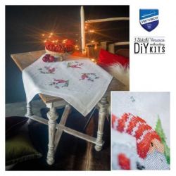 Borduurpakket dekservet Kerstkabouters Vervaco PN-0198673