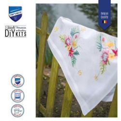 Borduurpakket dekservet Tropische bloemen Vervaco PN-0199242