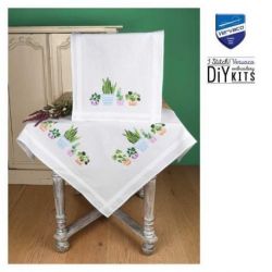 Borduurpakket dekservet Kamerplanten Vervaco PN-0199685