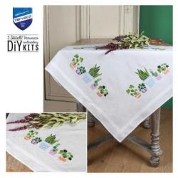 Borduurpakket dekservet Kamerplanten Vervaco PN-0199685