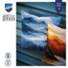 Borduurpakket Kussen Blauw landschap Vervaco PN-0201595