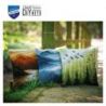 Borduurpakket Kussen Blauw landschap Vervaco PN-0201595