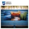 Borduurpakket Kussen Blauw landschap Vervaco PN-0201595