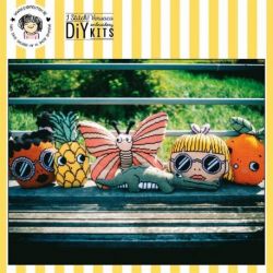 Borduurpakket kruissteekvormkussen Eva M Ananas Vervaco PN-0202631