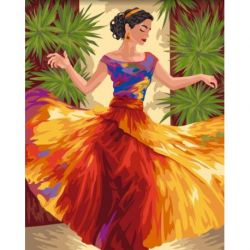 Schilderen op nummer Passion of dance Wizardi W021