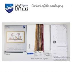 Borduurpakket geboortetegel In het bos Vervaco PN-0201397