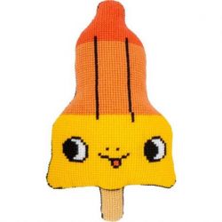 Kruissteekvormkussen met rug Eva M Raketijsje Vervaco PN-0206613