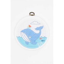 Borduurpakket walvis DMC BK1840