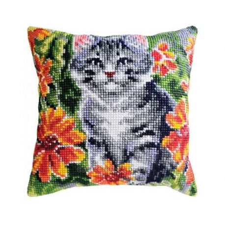 Kussen uittel borduurpakket I Hid Collection d'Art-5479cc