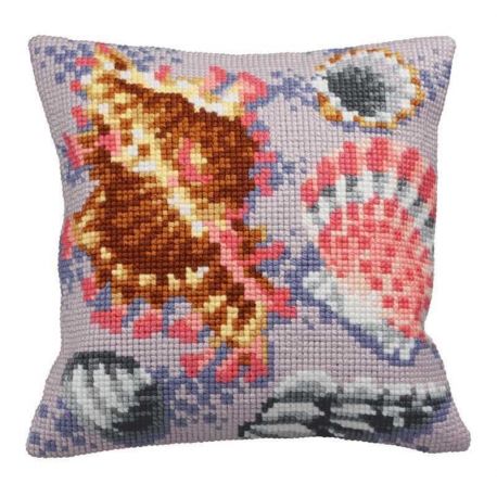 Kussenborduurpakket Schelpen-Collection d'Art 5153