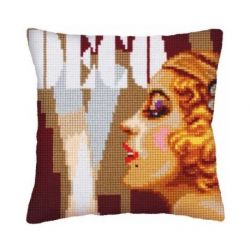 Kussenborduurpakket Art Deco 2-Collection d'Art-5236