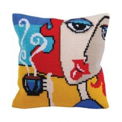 Kussenborduurpakket Fragrant Coffee-Collection d'Art-5279