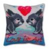 Kussenborduurpakket Love is Art-Collection d'Art-5379