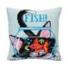 Kussenborduurpakket Catch a Fish Collection d'Art-5403