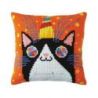 Kussen borduurpakket Fun Party Collection d'Art-5450
