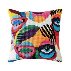 Kussen borduurpakket In the Rays of the Sunset Collection d'Art-5466