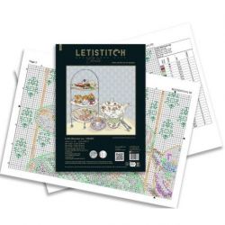 Borduurpatroon Afternoon tea Leti Stitch-l420