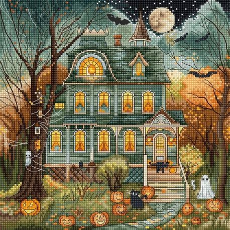 Borduurpatroon Haunted House Leti Stitch-l490