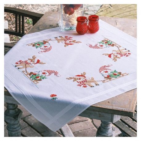 Borduurpakket dekservet Wichtel met rendier Vervaco PN-0201719