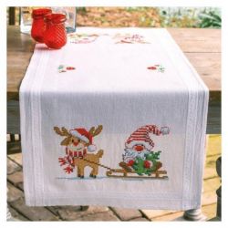 Borduurpakket loper Wichtel met rendier Vervaco PN-0201833