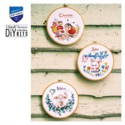 Borduurpakket geboortetegel schaapje Vervaco PN-0203777