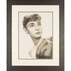 Borduurpakket Audrey Hepburn Lanarte PN-0008255