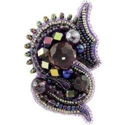 Kralenborduurpakket BP-268 broche Crystal Art The Dragon Moma PN-0215562