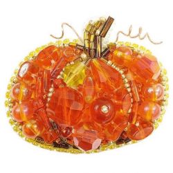 Kralenborduurpakket BP-242 broche Crystal Art Pumpkin Moma PN-0215564
