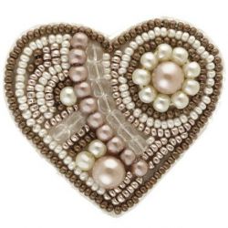 Kralenborduurpakket BP-185 broche Crystal Art Gingerbread Moma PN-0215565