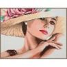 Diamond Painting dame met hoed Lanarte PN-0189507