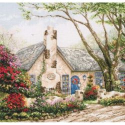 Borduurpakket Morning glory cottage Maia 5678000-01080