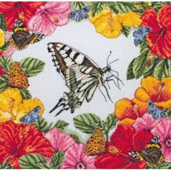 Borduurpakket Spring butterflies Maia 5678000-01225