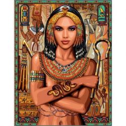 Borduurstramien Egyptische prinses Royal Paris 9880142-00482