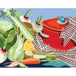 Borduurstramien groenten medley Royal Paris 9880142-00531