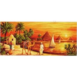 Borduurstramien Aan de oevers van de Nijl Royal Paris 9880163-00077