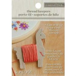 Wikkelkaartjes Lama-6 stuks Dimensions 72-75977