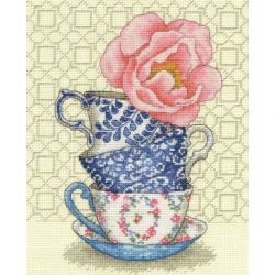 Borduurpakket rose tea Dimensions 70-35414