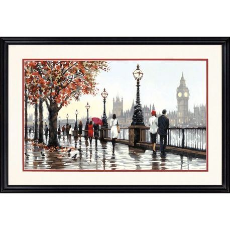 Schilderen op nummer Thames view Dimensions 73-91732