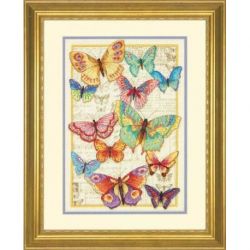 Borduurpakket Butterfly Beauty Dimensions 70-35338
