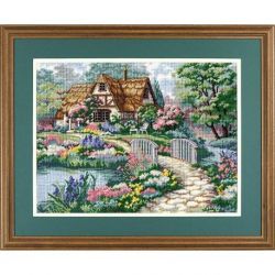 Borduurpakket Cottage Retreat Dimensions 2461