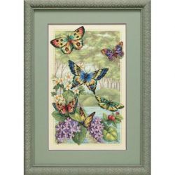 Borduurpakket Butterfly forrest Dimensions 35223