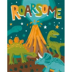 Kleuren op nummer pakket roarsome dinos Dimensions 73-91848