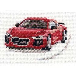 Borduurpakket Red Sportscar Alisa 0-157