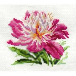 Borduurpakket Pink Peony Alisa 0-119