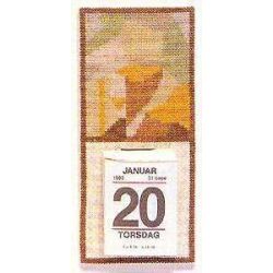 Borduurpakket Scheurkalender juni-robijn Haandarbejdets Fremme 09-6392