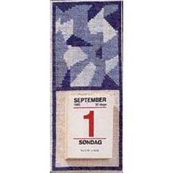 Borduurpakket Scheurkalender september-saffier Haandarbejdets Fremme 09-6395