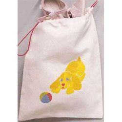 Borduurpakket Tas hond Haandarbejdets Fremme 12-5919