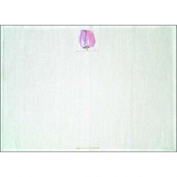 Borduurpakket Placemat roze tulp Haandarbejdets Fremme 14-9859.01