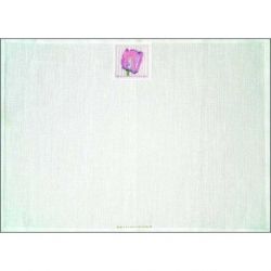 Borduurpakket Placemat roze tulp Haandarbejdets Fremme 14-9859.04