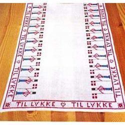 Borduurpakket Loper verjaardag Haandarbejdets Fremme 16-2617